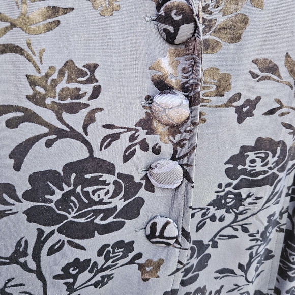 Torrid Festi Burnout Velour Long Sleeve Kimono Size 4/4X Or 26 - Picture 7 of 12